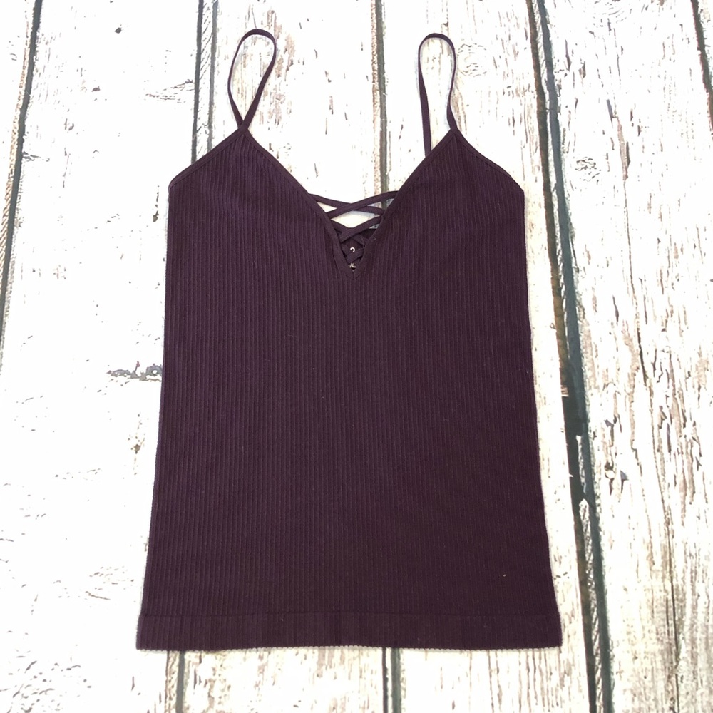 Fitter stretchy top - cross chest - size M/L